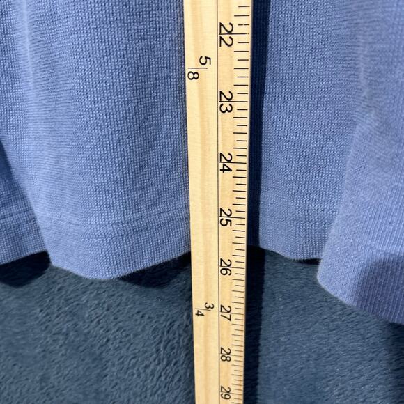 Vintage Tommy Hilfiger Blue Long Sleeve and Dark Blue Collar In Men’s Size Small - Picture 4 of 6